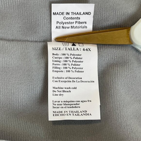 Walmart Shark Costume Unisex Toddlers Size 4-6X Halloween, Dress Up, Montessori - Picture 10 of 14